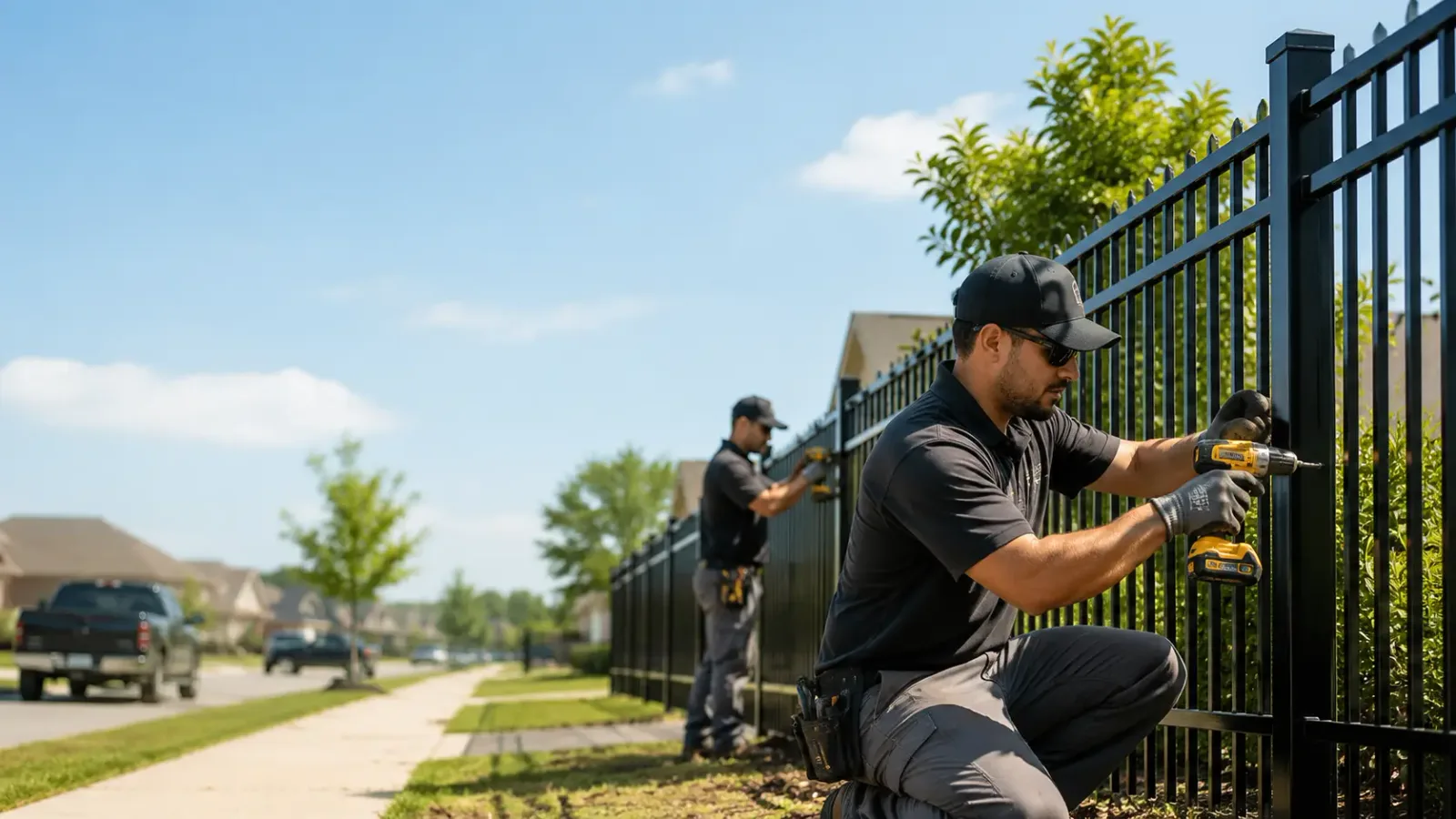 Metal Fence Installation in Sledge, MS